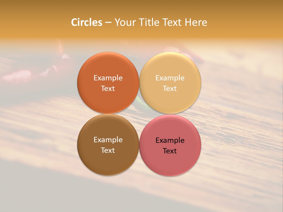 Close Up Objects Copyspace PowerPoint Template