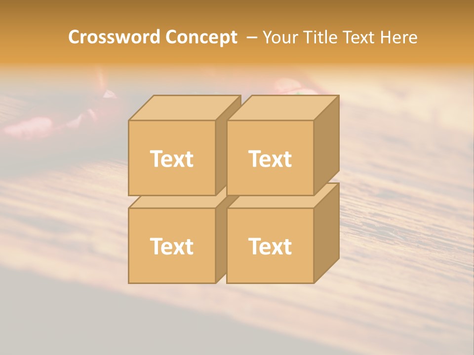 Close Up Objects Copyspace PowerPoint Template