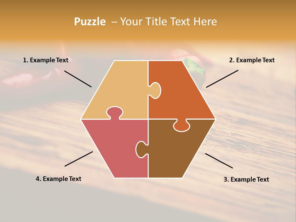 Close Up Objects Copyspace PowerPoint Template