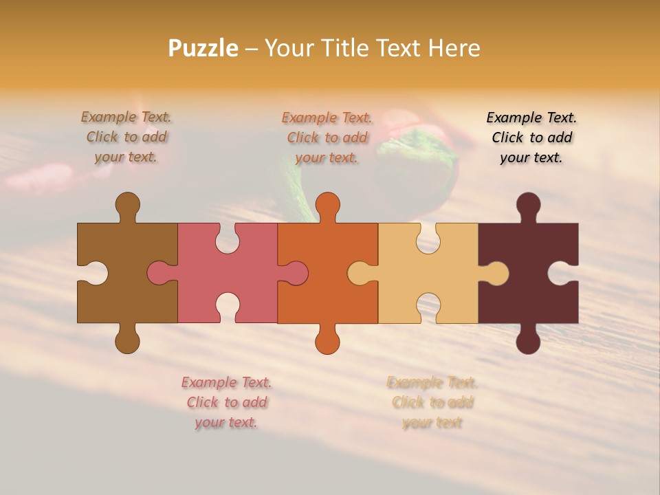 Close Up Objects Copyspace PowerPoint Template