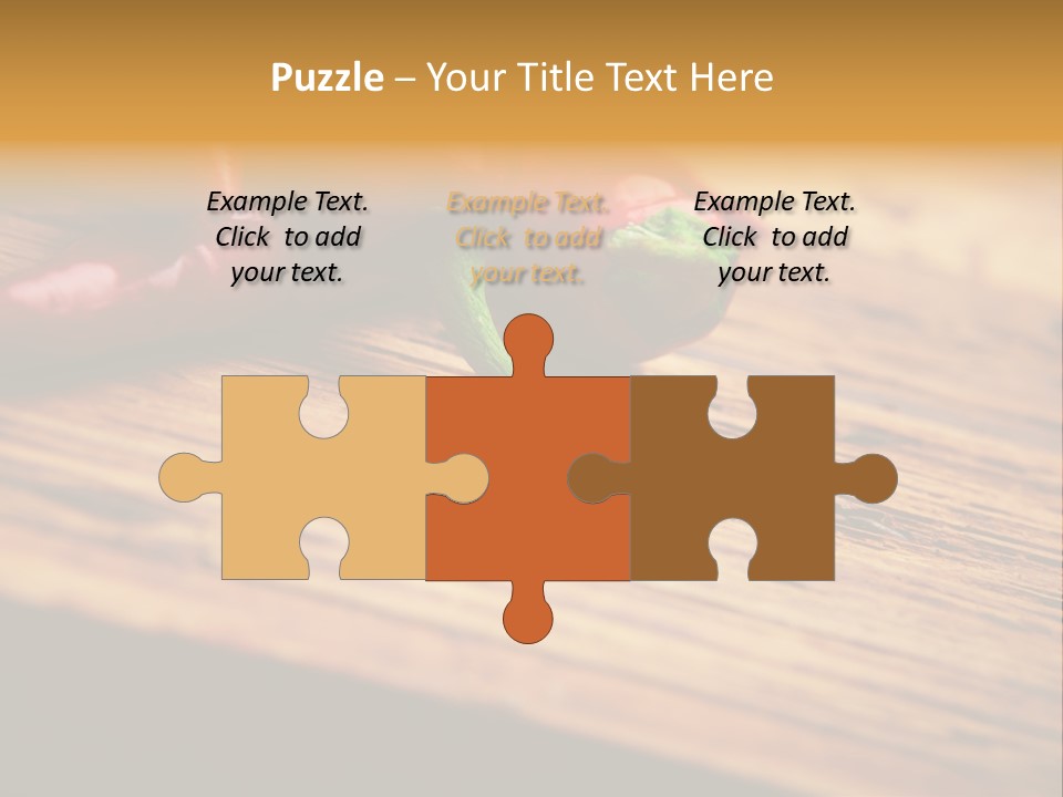 Close Up Objects Copyspace PowerPoint Template