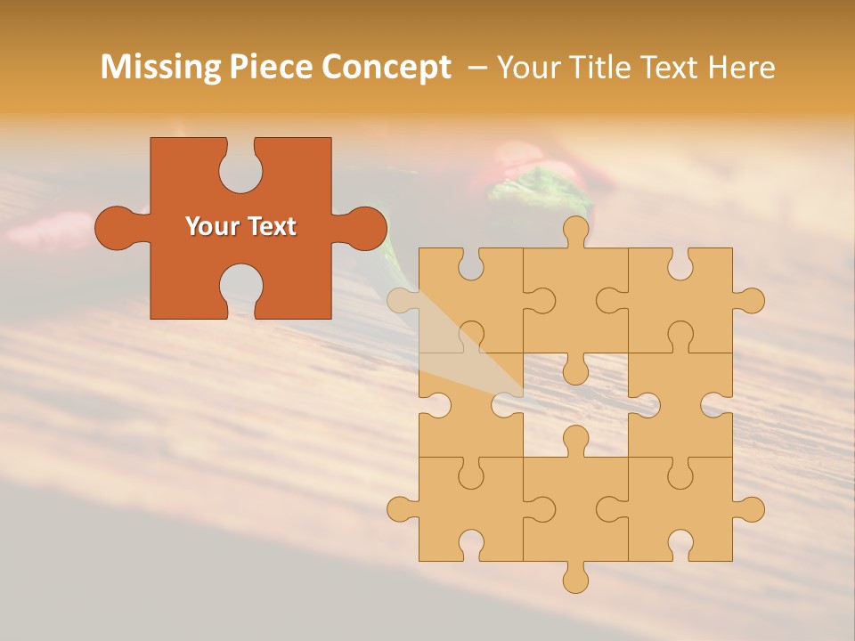 Close Up Objects Copyspace PowerPoint Template