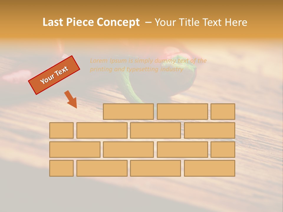 Close Up Objects Copyspace PowerPoint Template
