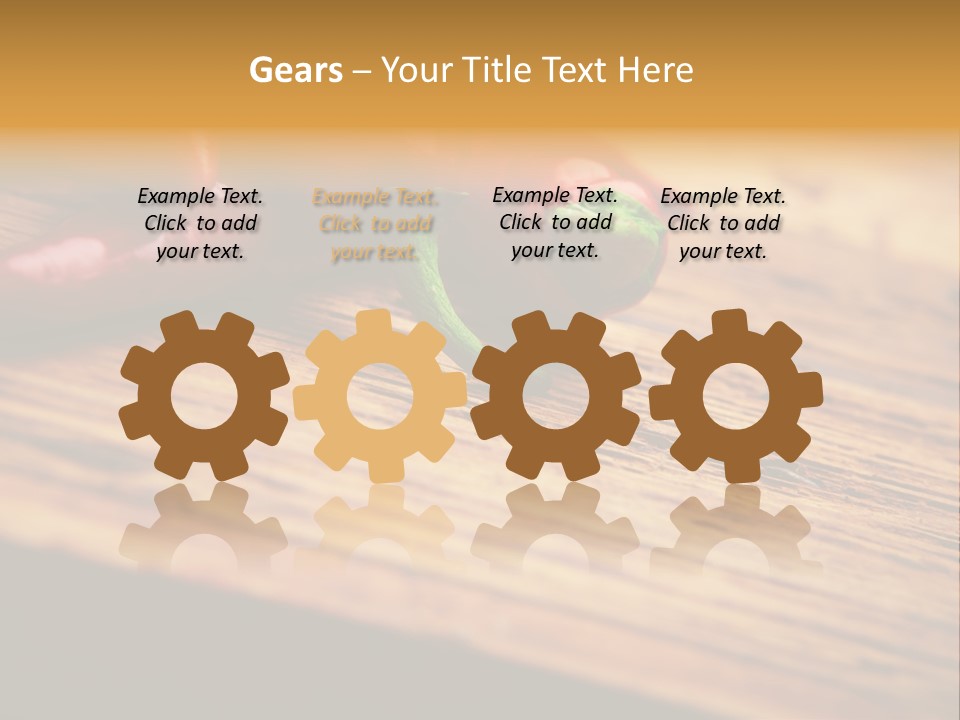 Close Up Objects Copyspace PowerPoint Template