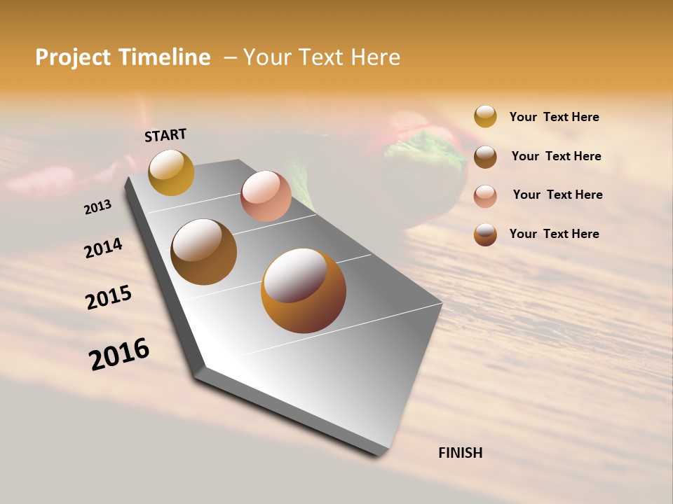 Close Up Objects Copyspace PowerPoint Template
