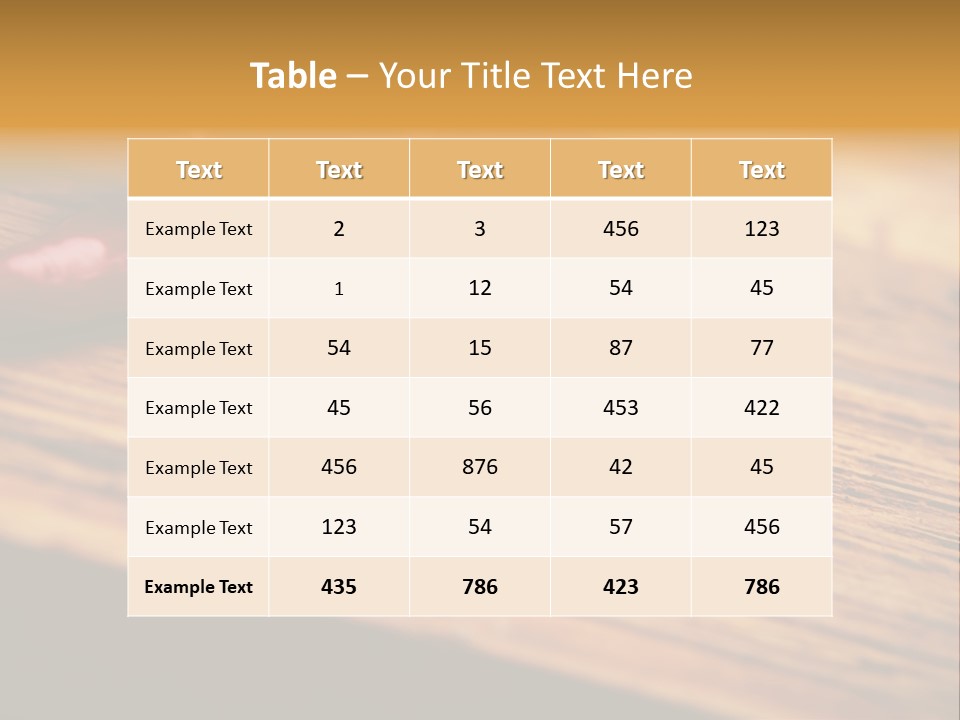 Close Up Objects Copyspace PowerPoint Template