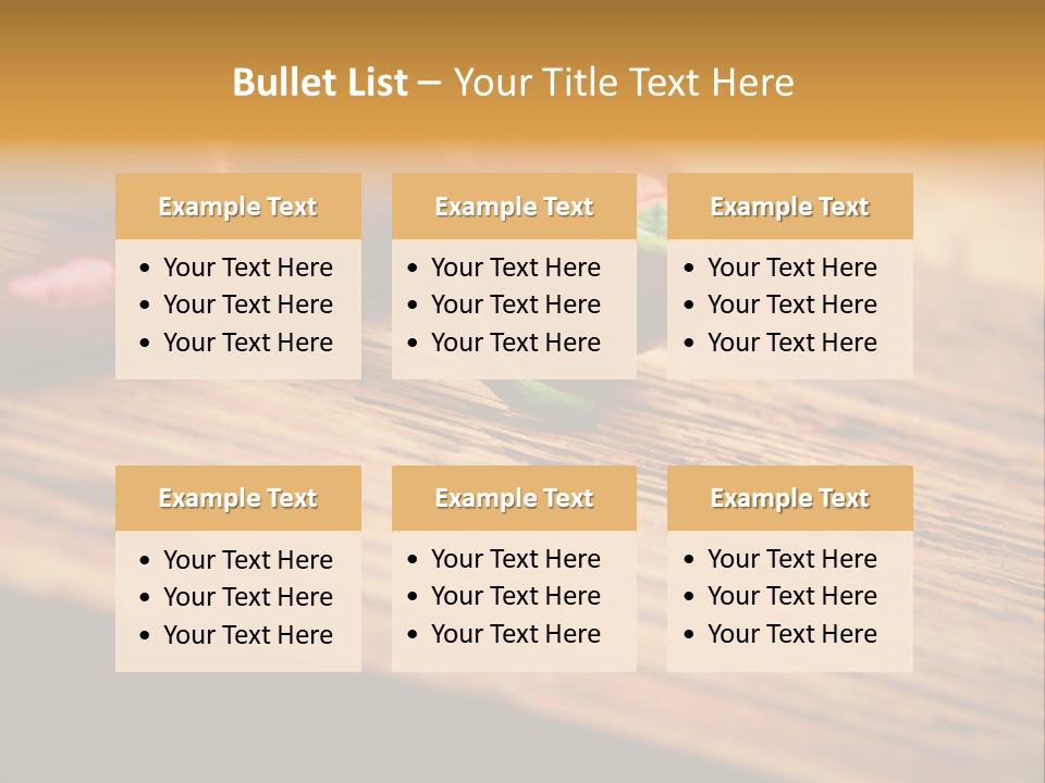Close Up Objects Copyspace PowerPoint Template