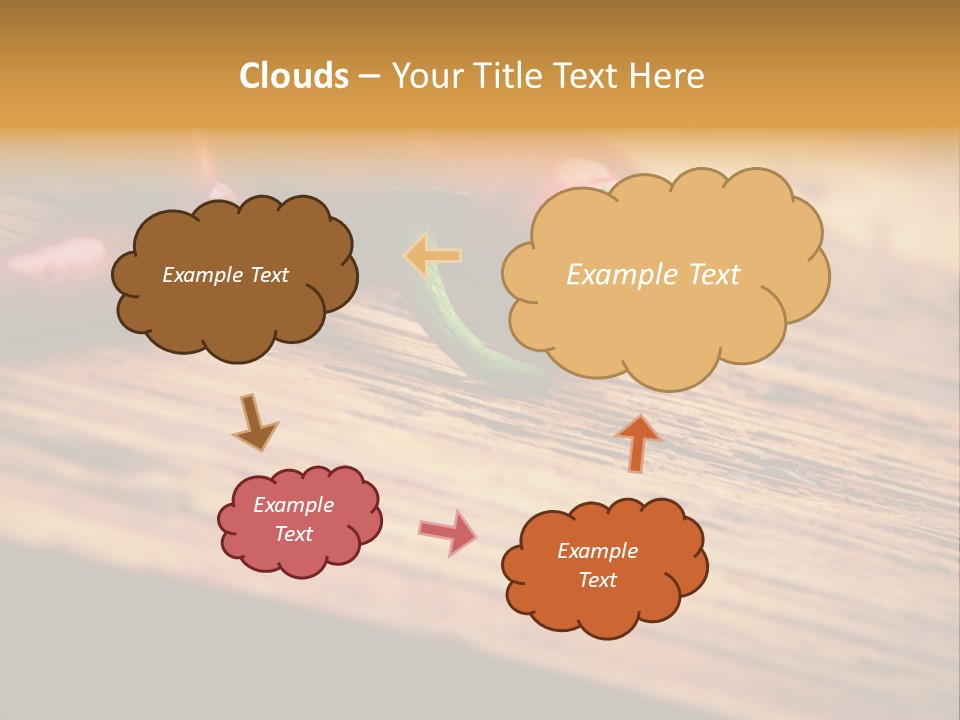 Close Up Objects Copyspace PowerPoint Template