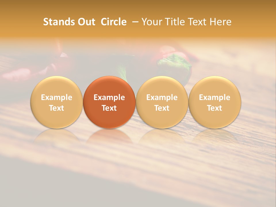 Close Up Objects Copyspace PowerPoint Template