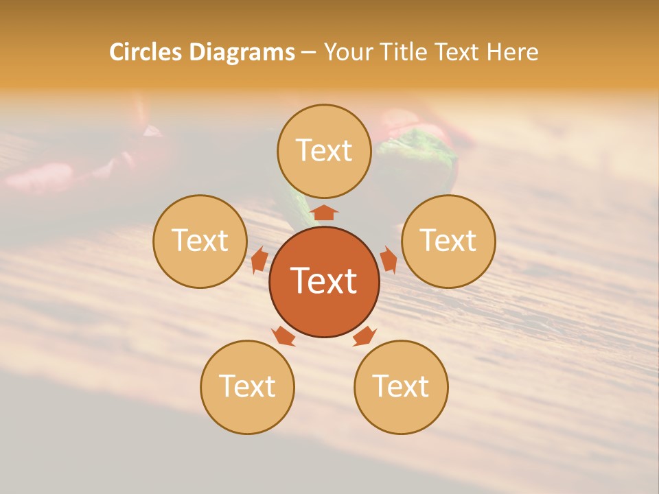 Close Up Objects Copyspace PowerPoint Template