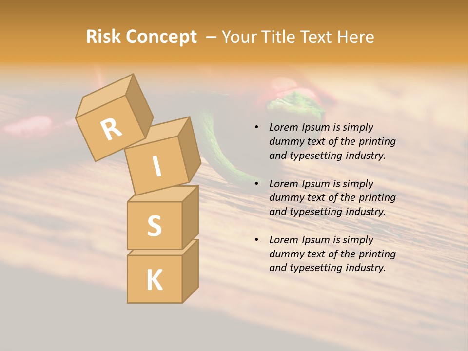 Close Up Objects Copyspace PowerPoint Template