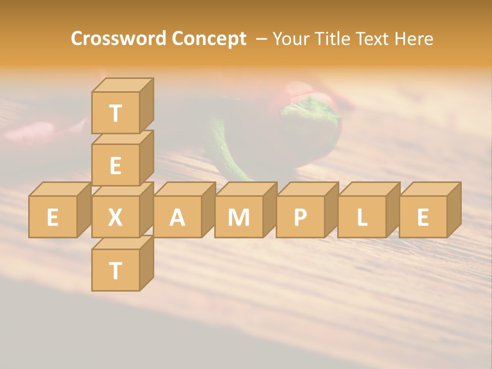 Close Up Objects Copyspace PowerPoint Template