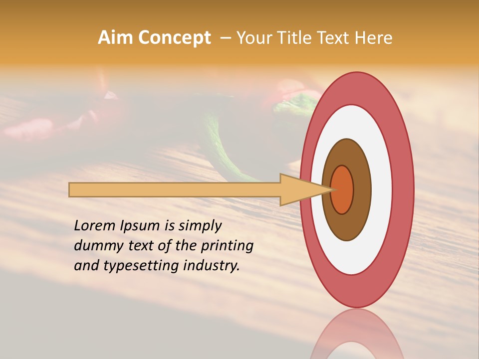 Close Up Objects Copyspace PowerPoint Template