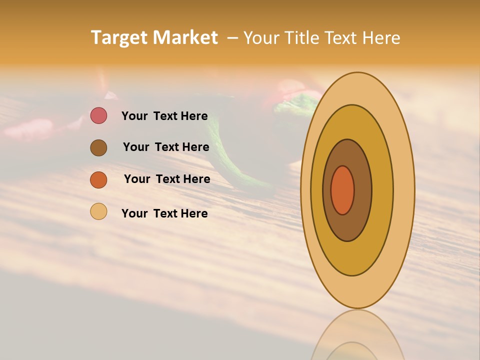 Close Up Objects Copyspace PowerPoint Template