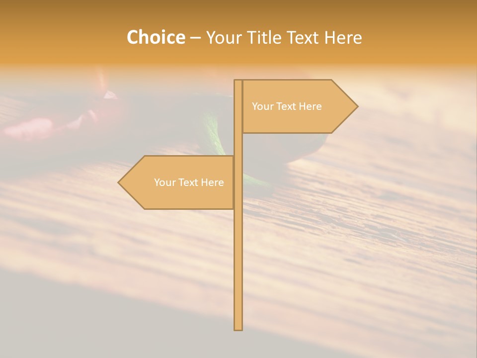 Close Up Objects Copyspace PowerPoint Template