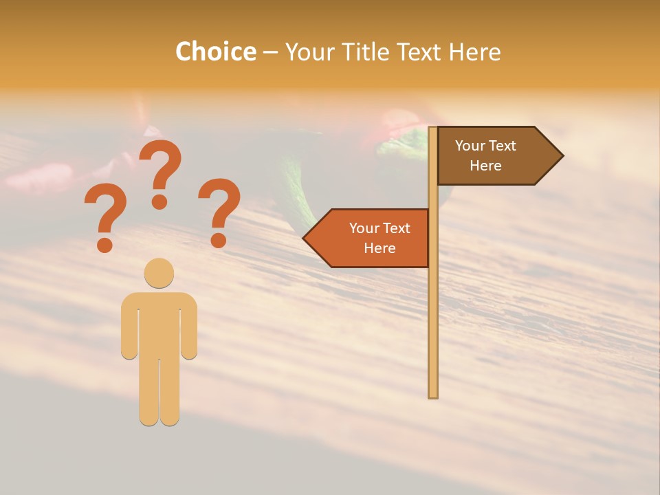 Close Up Objects Copyspace PowerPoint Template