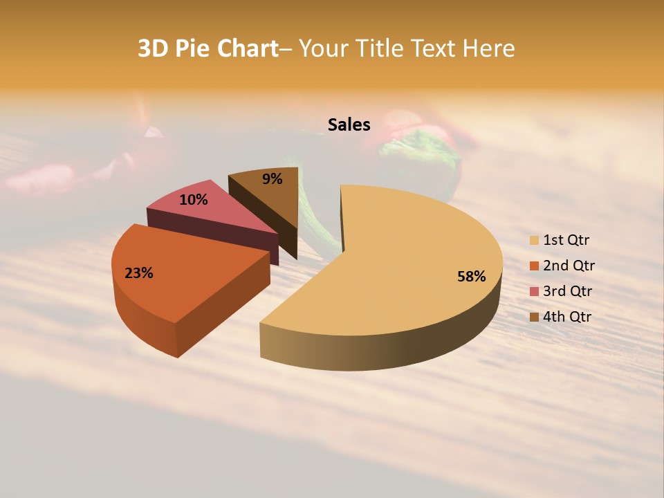 Close Up Objects Copyspace PowerPoint Template