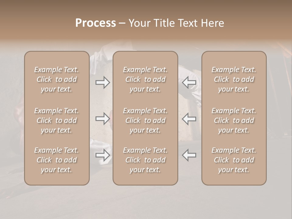 Spinning Back Kick Indoors People PowerPoint Template