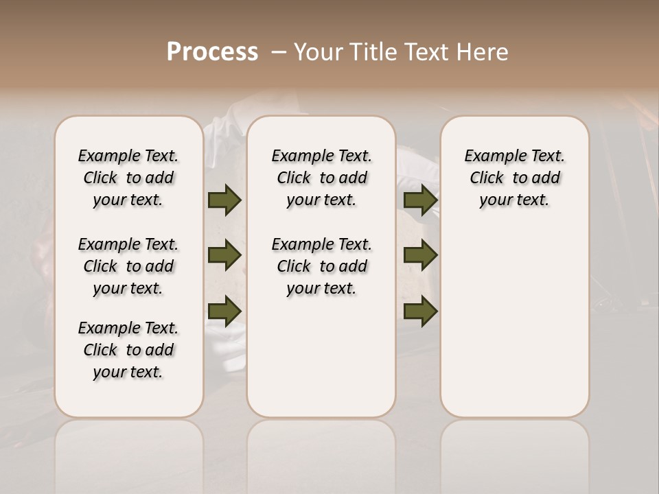 Spinning Back Kick Indoors People PowerPoint Template