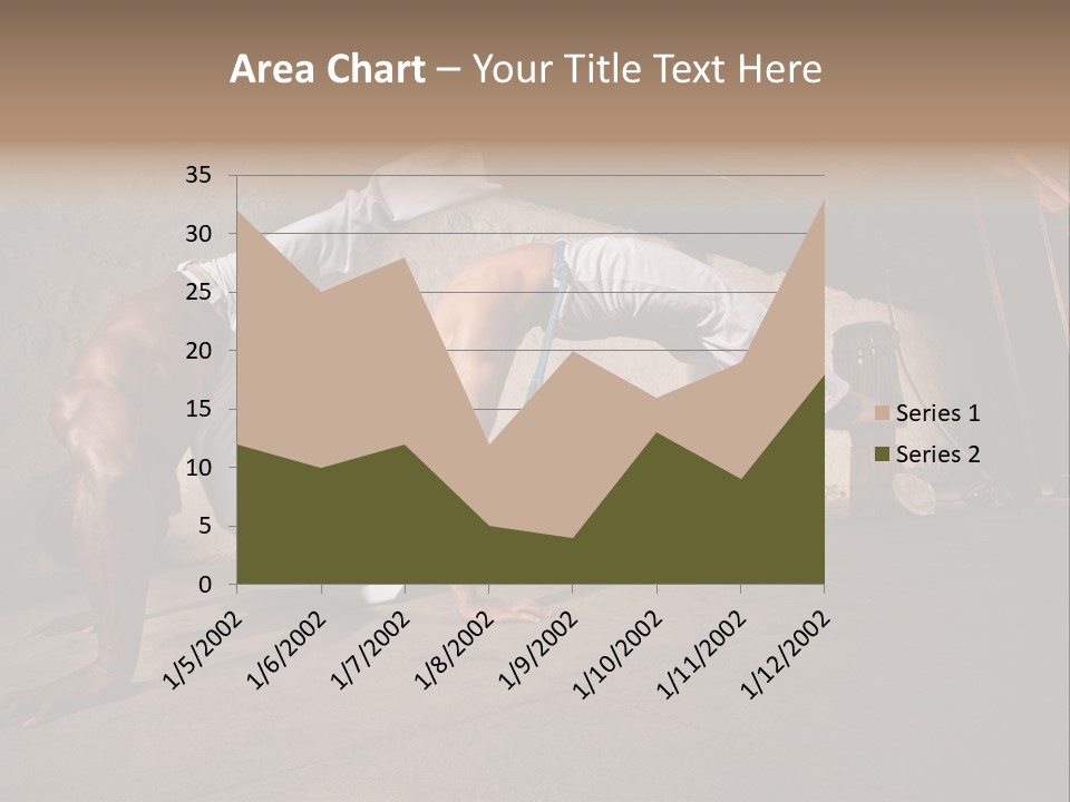 Spinning Back Kick Indoors People PowerPoint Template