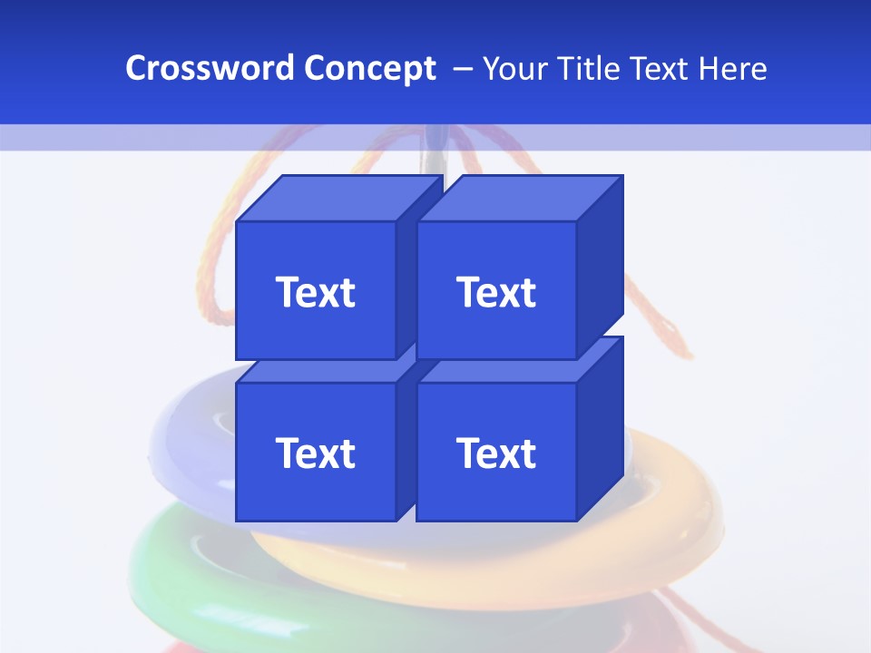 Hobby Button Spool PowerPoint Template