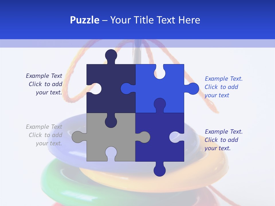 Hobby Button Spool PowerPoint Template