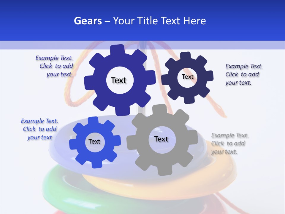 Hobby Button Spool PowerPoint Template