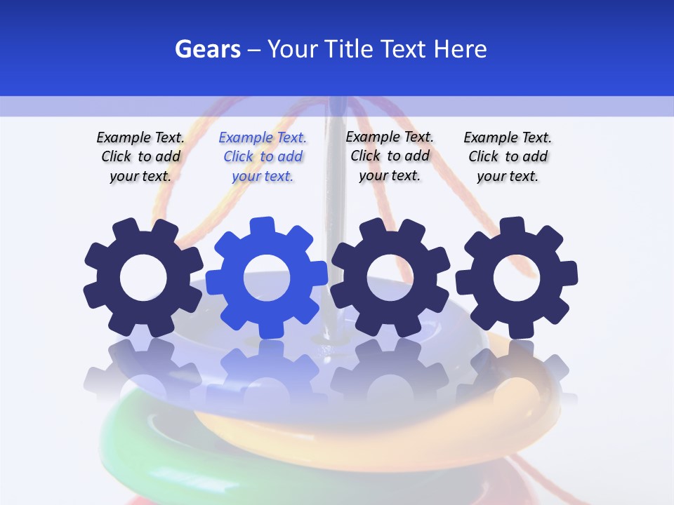 Hobby Button Spool PowerPoint Template