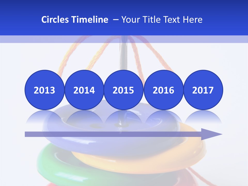 Hobby Button Spool PowerPoint Template