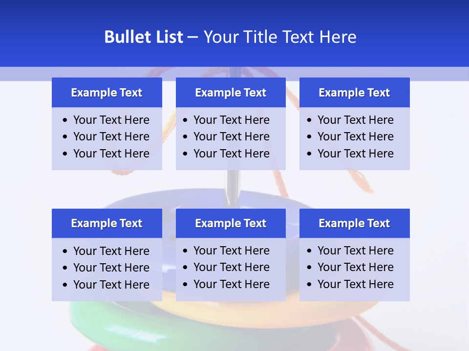 Hobby Button Spool PowerPoint Template