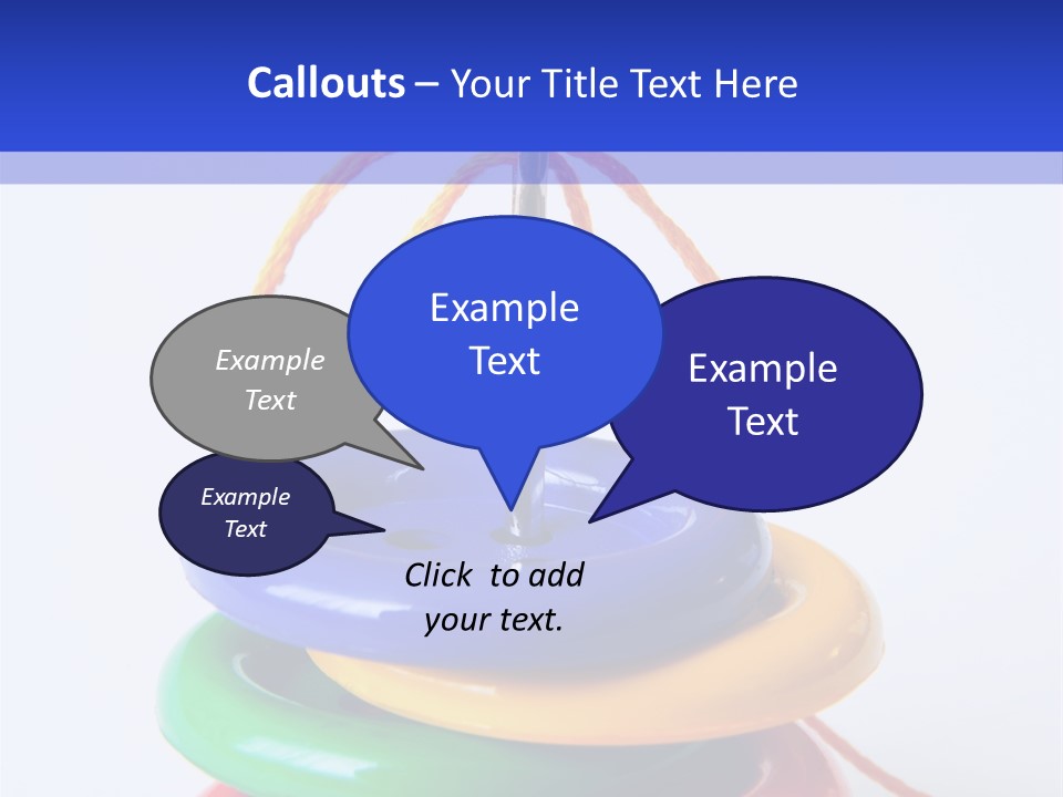Hobby Button Spool PowerPoint Template