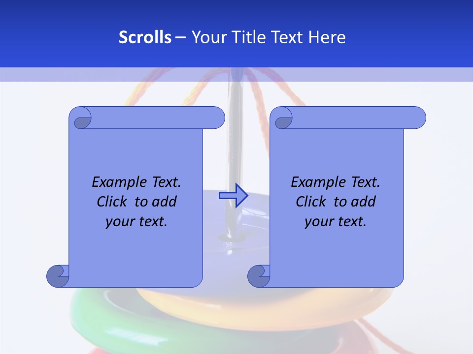 Hobby Button Spool PowerPoint Template
