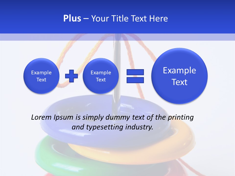 Hobby Button Spool PowerPoint Template
