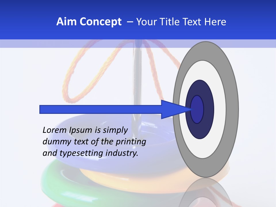 Hobby Button Spool PowerPoint Template