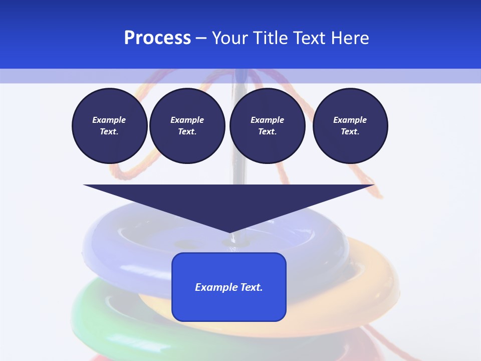 Hobby Button Spool PowerPoint Template