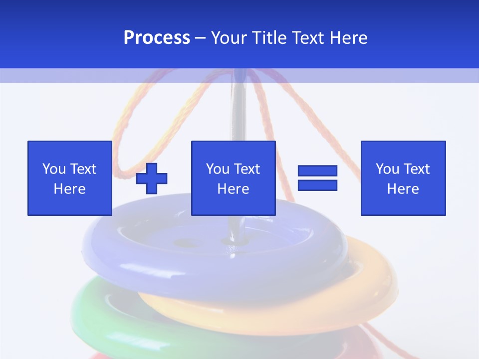 Hobby Button Spool PowerPoint Template