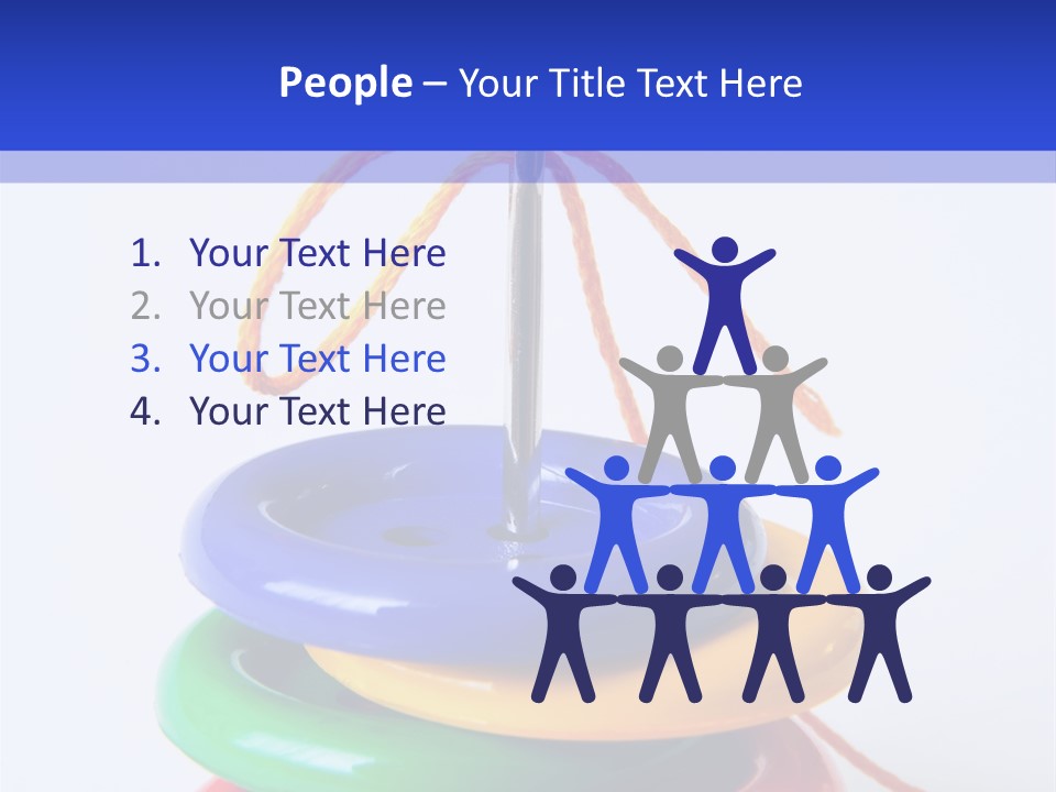 Hobby Button Spool PowerPoint Template