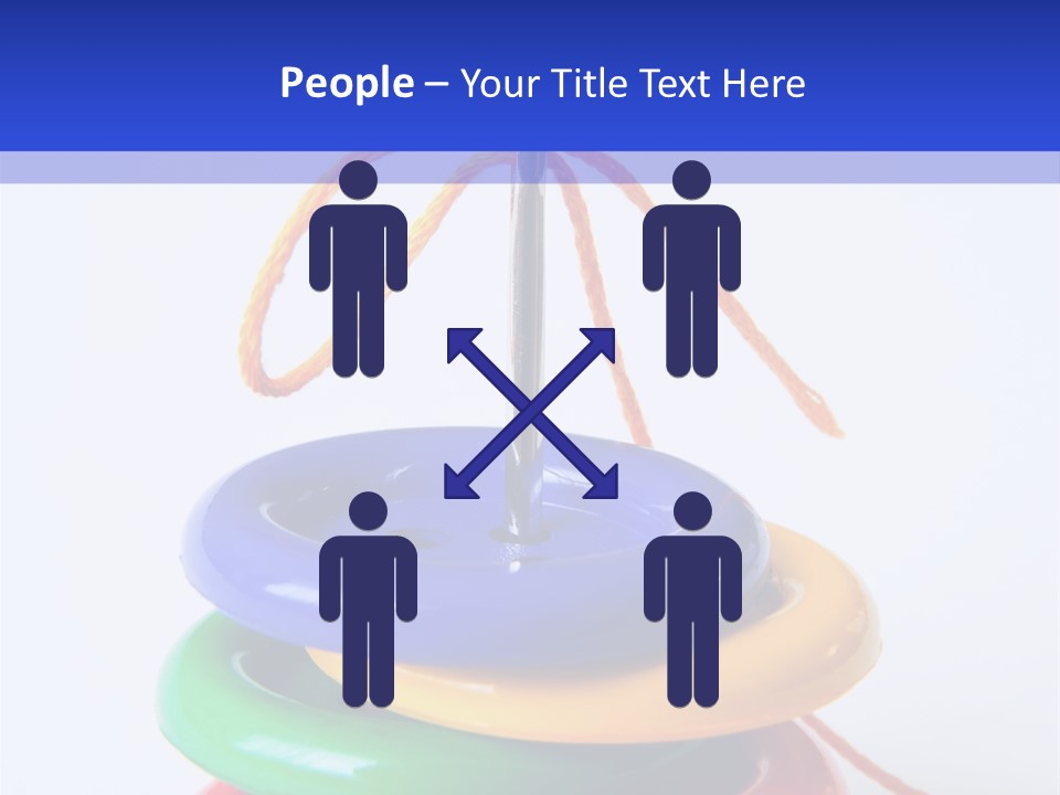 Hobby Button Spool PowerPoint Template