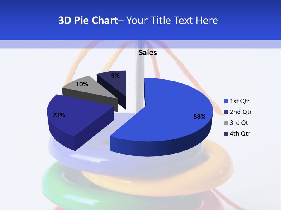 Hobby Button Spool PowerPoint Template