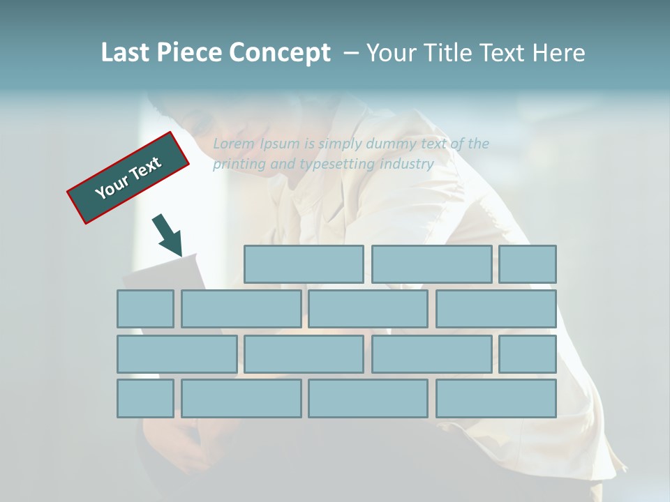 Caucasian Light Background PowerPoint Template