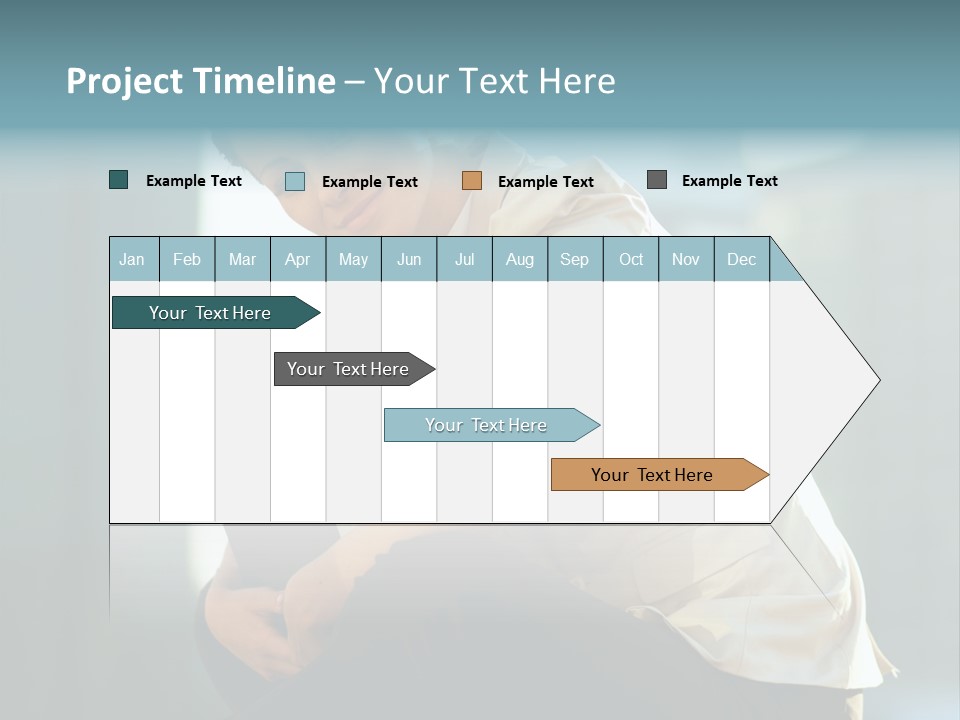 Caucasian Light Background PowerPoint Template