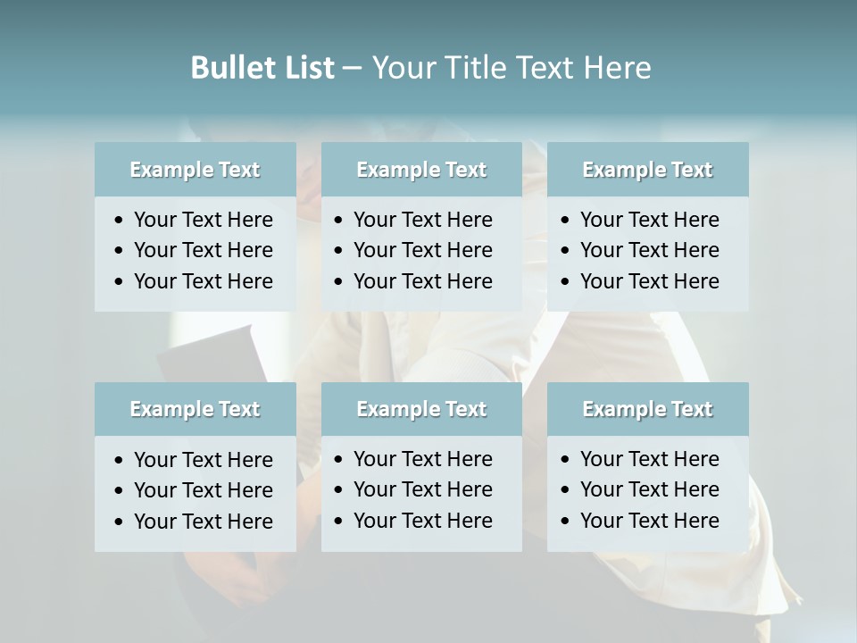 Caucasian Light Background PowerPoint Template