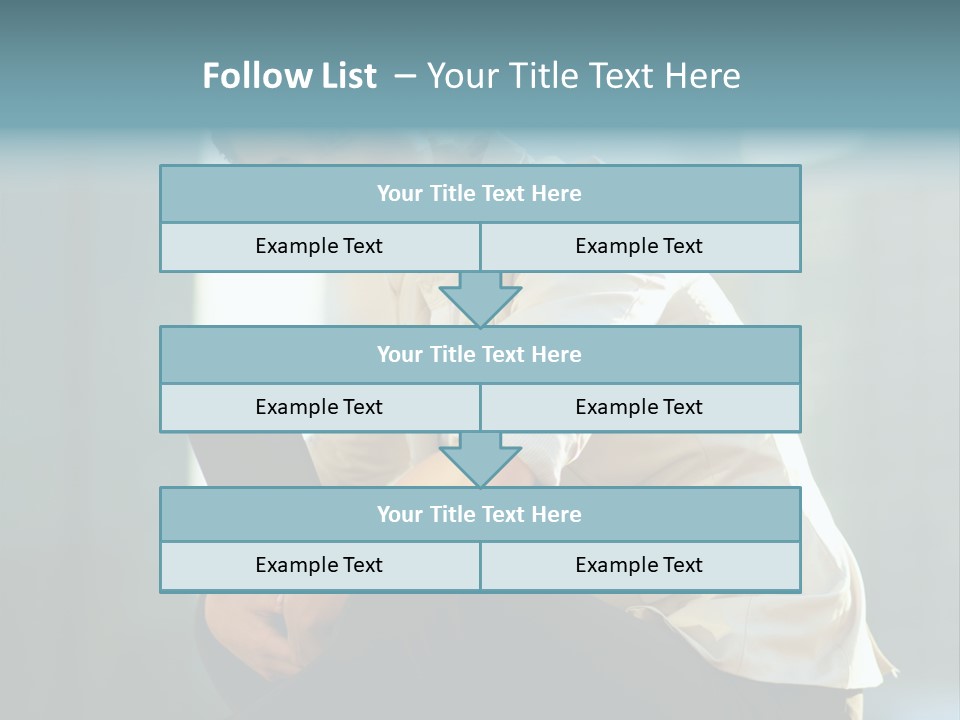 Caucasian Light Background PowerPoint Template
