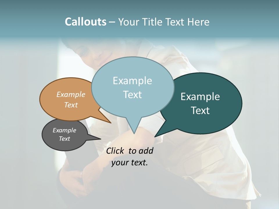 Caucasian Light Background PowerPoint Template