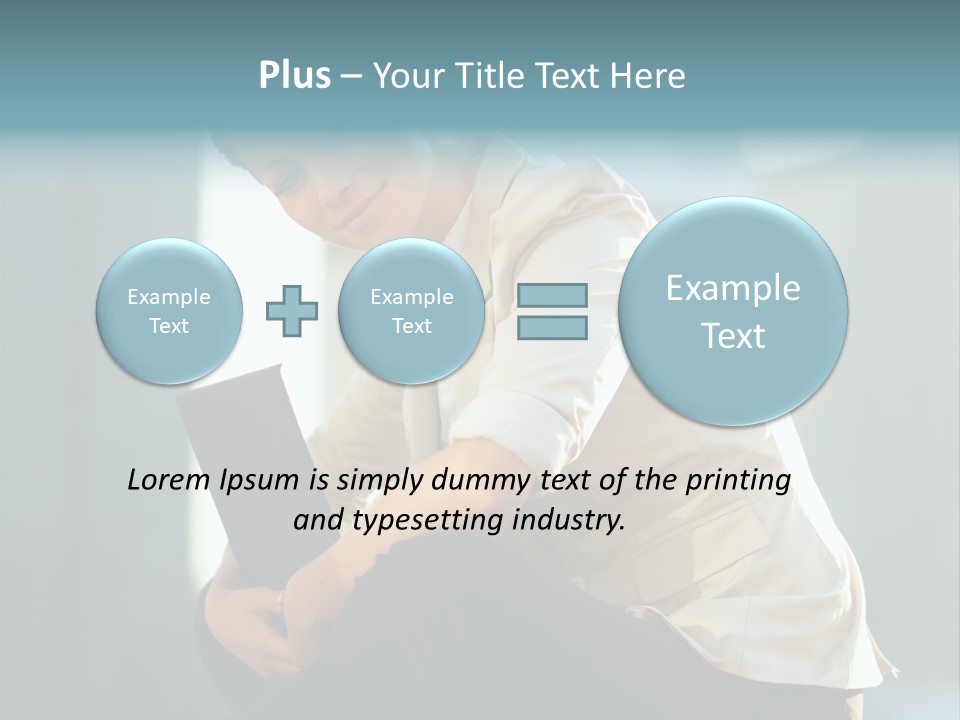 Caucasian Light Background PowerPoint Template