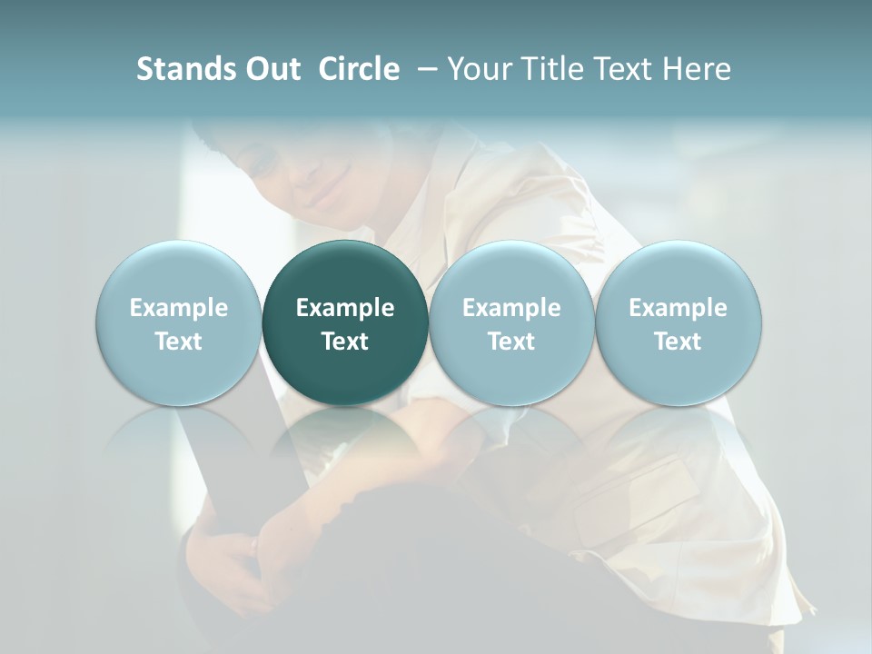 Caucasian Light Background PowerPoint Template