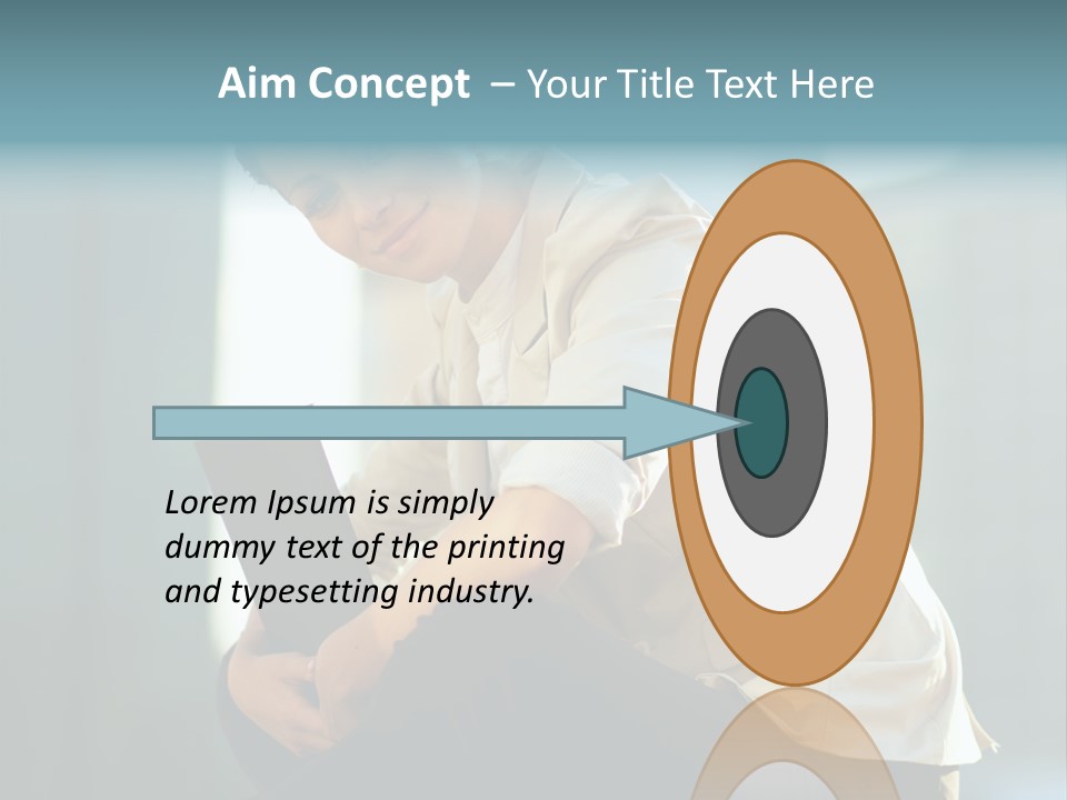 Caucasian Light Background PowerPoint Template