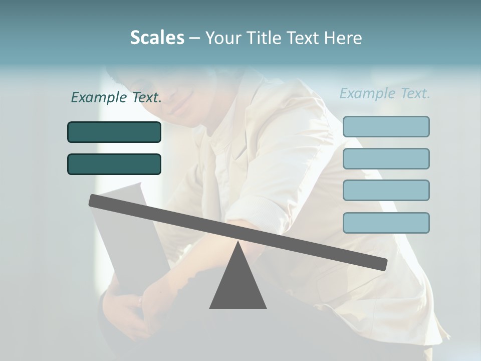 Caucasian Light Background PowerPoint Template