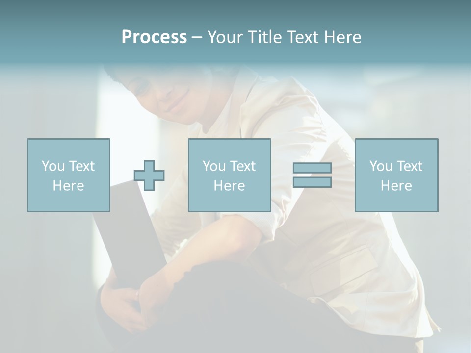 Caucasian Light Background PowerPoint Template