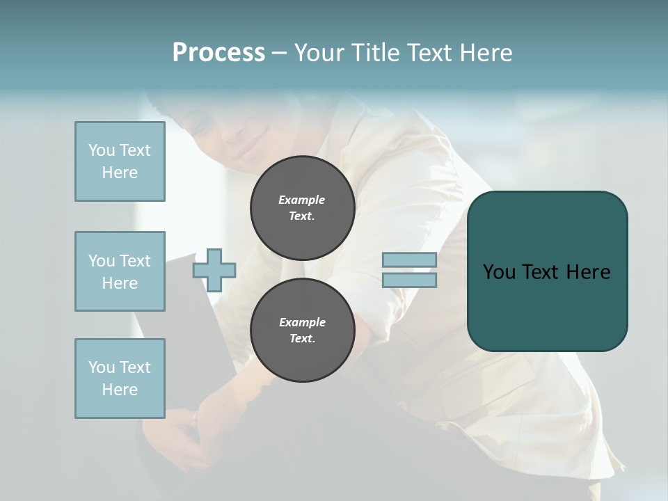 Caucasian Light Background PowerPoint Template